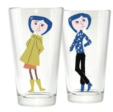 Coraline 16oz Pint Glass Surreal Entertainment