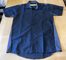 Red Kap mens Shirt M ss M mc Snap Button Two Pocket short sleeves