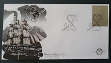 2011 NETHERLANDS NEDERLAND PIET HEIN METAL STAMP DUTCH NAVIGATOR NR 637 FDC