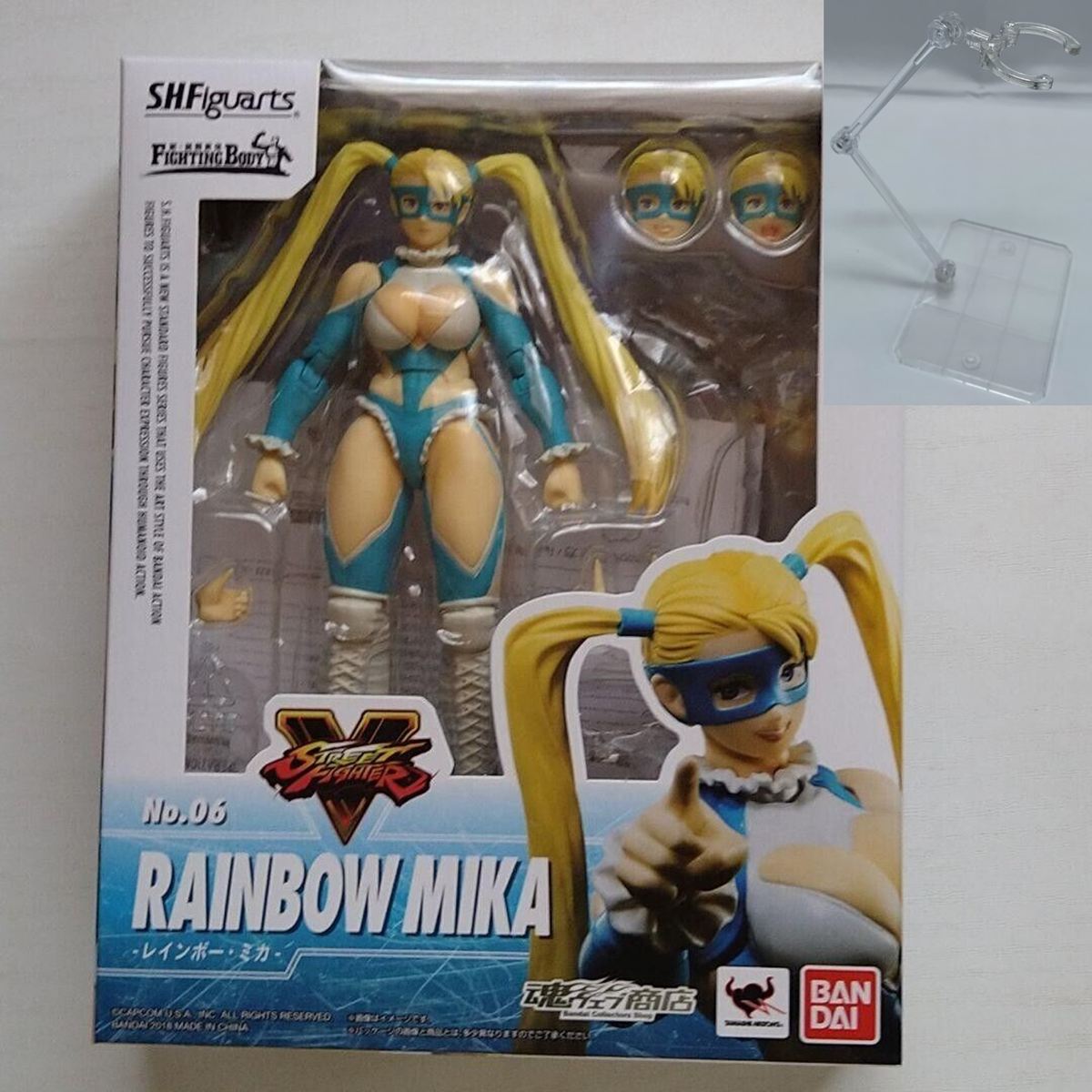 S.H. Figuarts Street Fighter V: Rainbow Mika Action Figure SHF