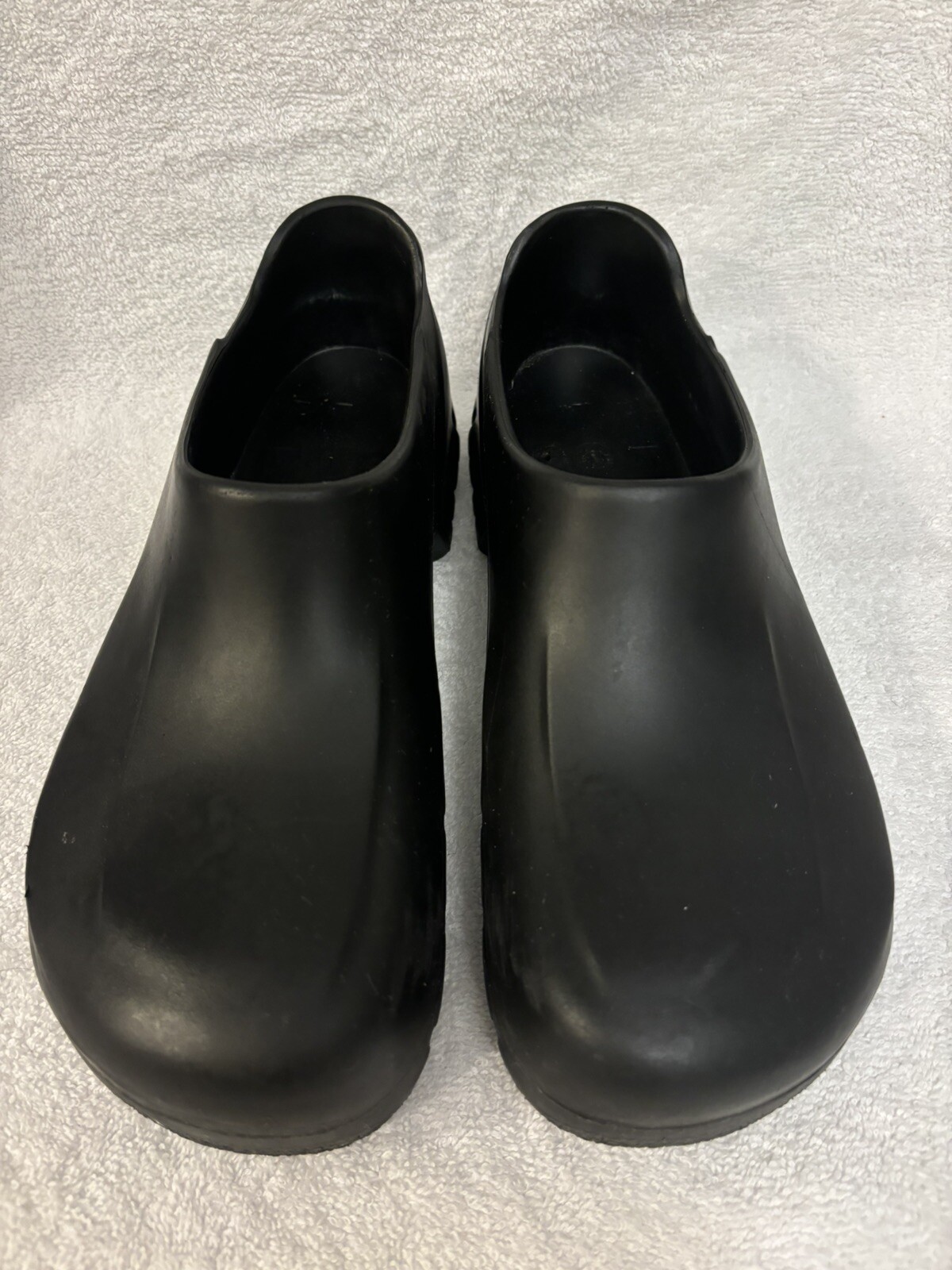 Birkenstock Super-Birki Womens Clogs Size US 11 EU 42 Black Rubber-image