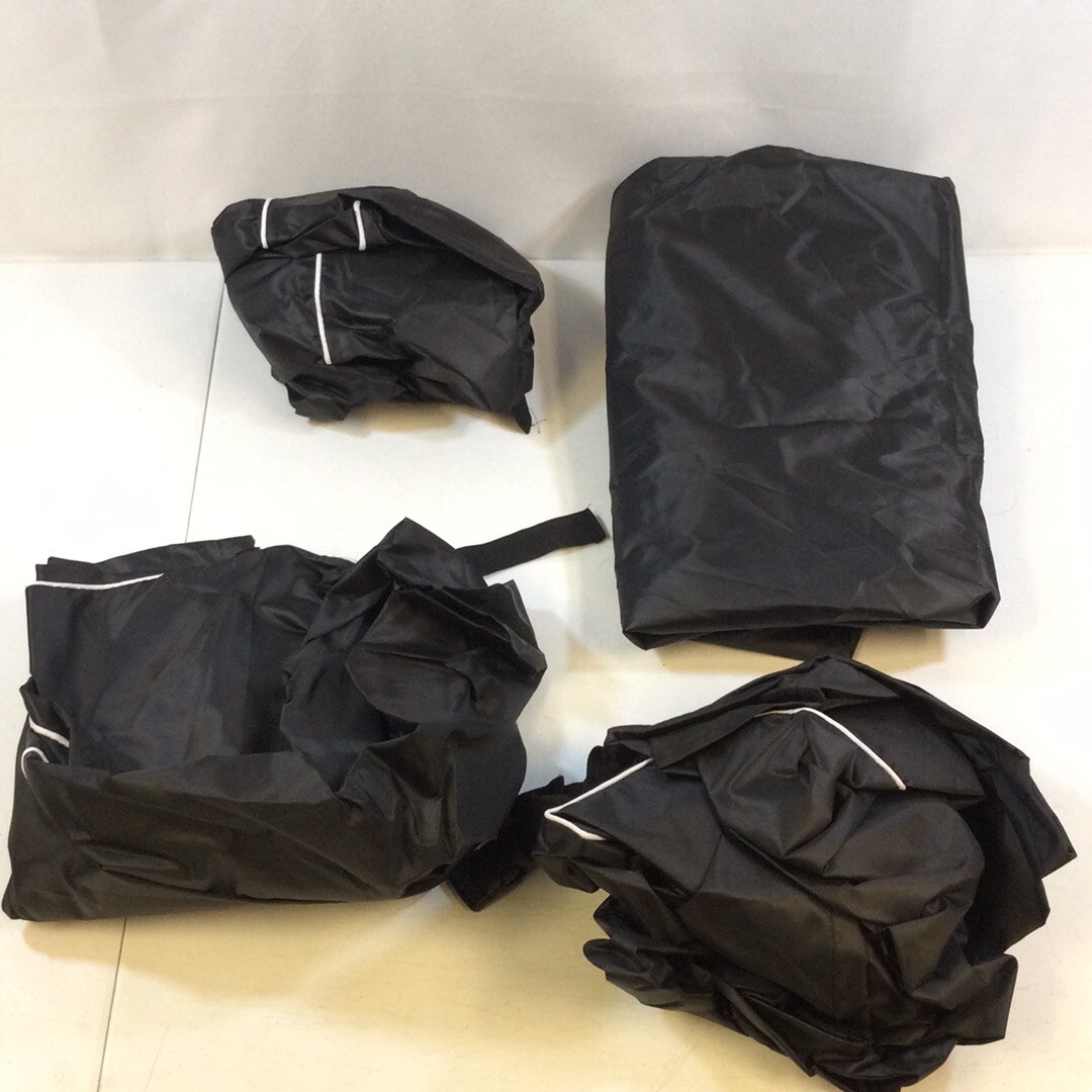 Gasadar Black Windproof Waterproof Outdoor Patio Furniture Covers Set 4