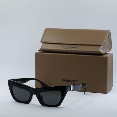 Burberry Sunglasses BE4405F-300187-51 New with tags Burberry BE4405 300187 Cat Eye Black Sunglasses  main image 2