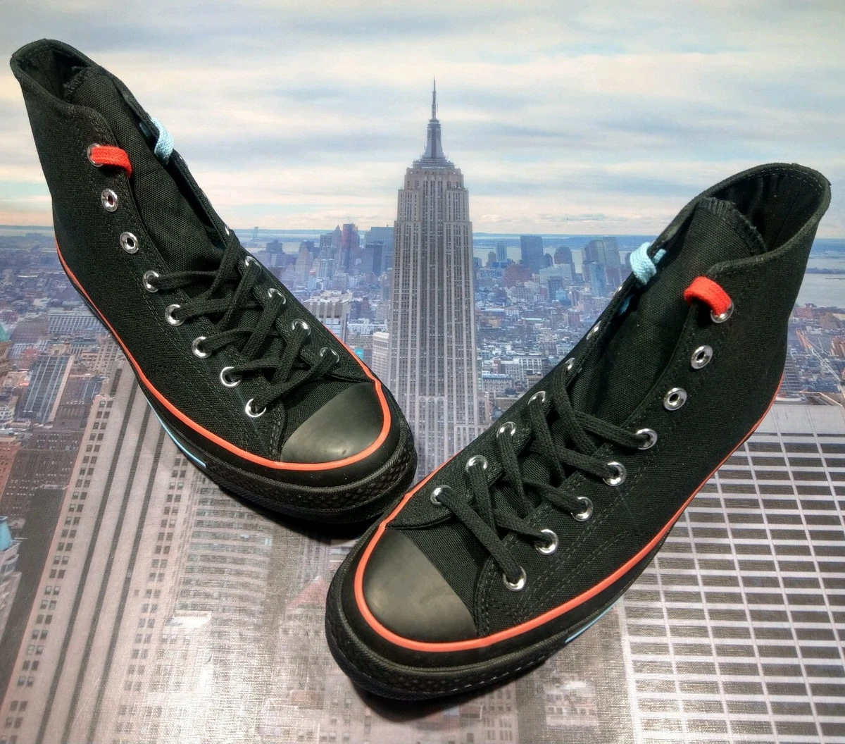 Juster respektfuld luft Converse x Know Wave Chuck Taylor All Star 70 High Top Black Size 9 161378C  New | eBay