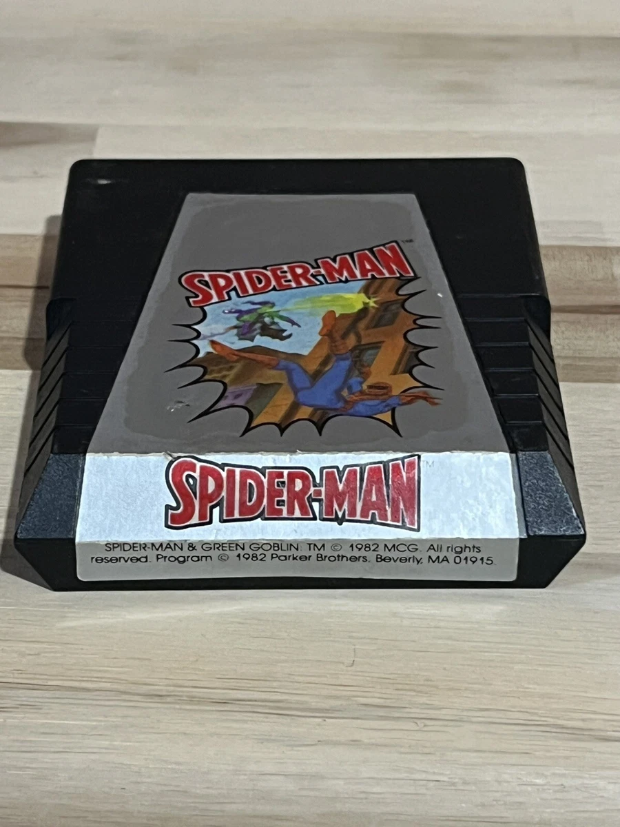 Jeu Spider-Man Sur Atari 2600 – Complet CIB – Édition PAL (1982) – Bon état