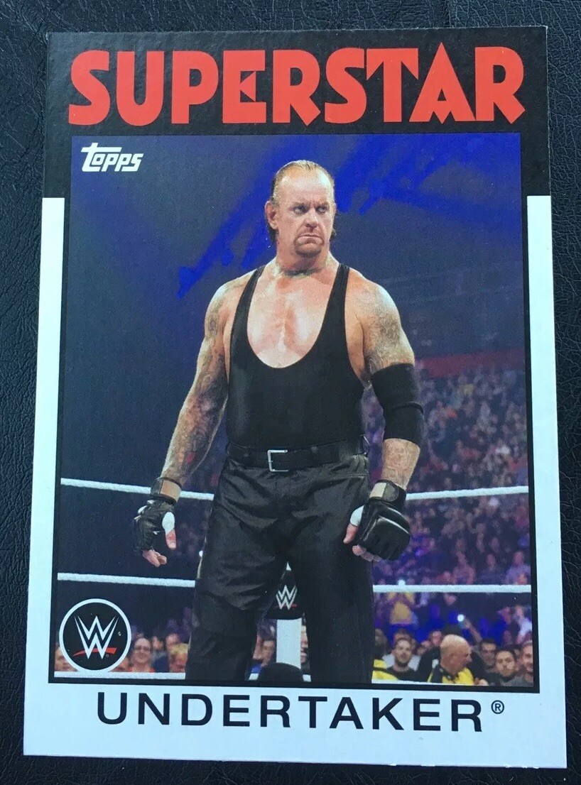 WWE 2016 Topps Heritage The Undertaker WWE Superstar Card