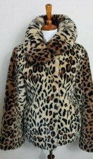 Pamela McCoy Collections Leopard Print Faux Fur Coat Small-Gently Used  125