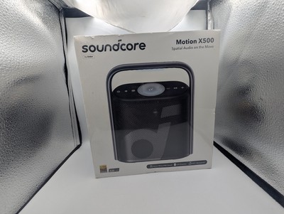 New Anker SOUNDCORE Motion X500 Spatial Audio Speaker System A3131011 40W 12hr 