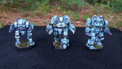 3x Custom Mechs, (1x Kodiak, 1x Executioner, 1x Fleshman). Battletech