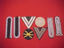 WWII GERMAN  SHOULDER STRAPS & PATCH LOT ~ ESTATE ITEMS