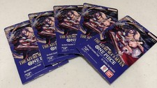 Lot de 5 paquets ~ boosters à manches "THE AZURE SEA'S SEVEN" UNE PIÈCE ~ OP-14 anglais