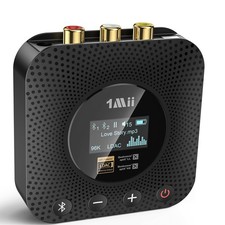 B06HD Hi-Res LDAC Bluetooth 5.3 Receiver for Home Stereo, Hi-Fi Black