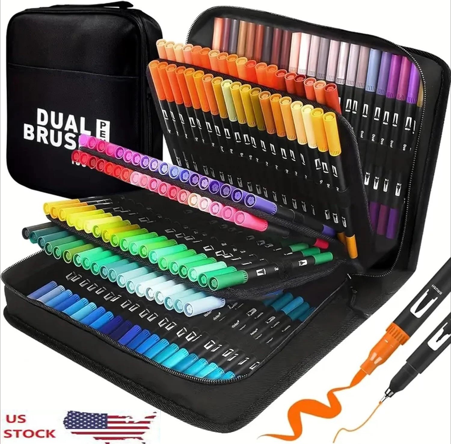 Set Fine And Brush Tip Kids Gift