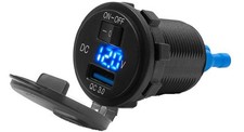 Accessoires électriques Prise USB DC 12 - 24V; DC 5V - 3.6A