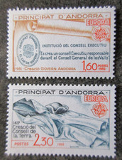 ANDORRE timbres N° 300 et 301 EUROPA neuf ** cote 8 € en TBE lot OH457