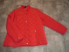 size 18 per una stormwear red zip front quilted coat jacket