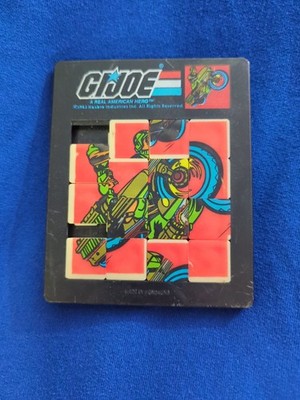 G.I. Joe A Real American Hero Breaker & Ram Vintage Slide Puzzle 1983 Used