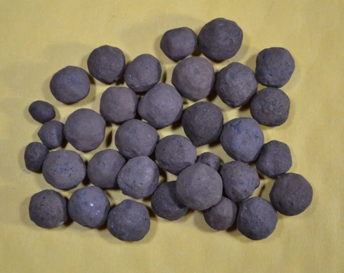 TACONITE PELLETS - IRON ORE - MARQUETTE IRON RANGE - MICIHGAN - 2 1/2 OUNCES
