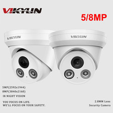 VIKYLIN 5MP 8MP IR 30M Night Vision IP Camera MIC Human Vehicle Detection Indoor
