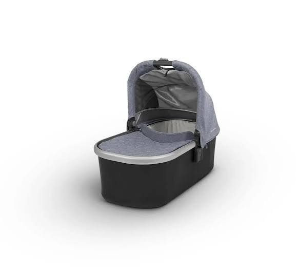 UPPAbaby VISTA CRUZ Bassinet Gregory Blue Mélange Silver Frame 2015+ Compatible