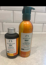 The Body Shop Boost Mandarin & Bergamot Hair & Body Wash 200ml + Oil 100ml