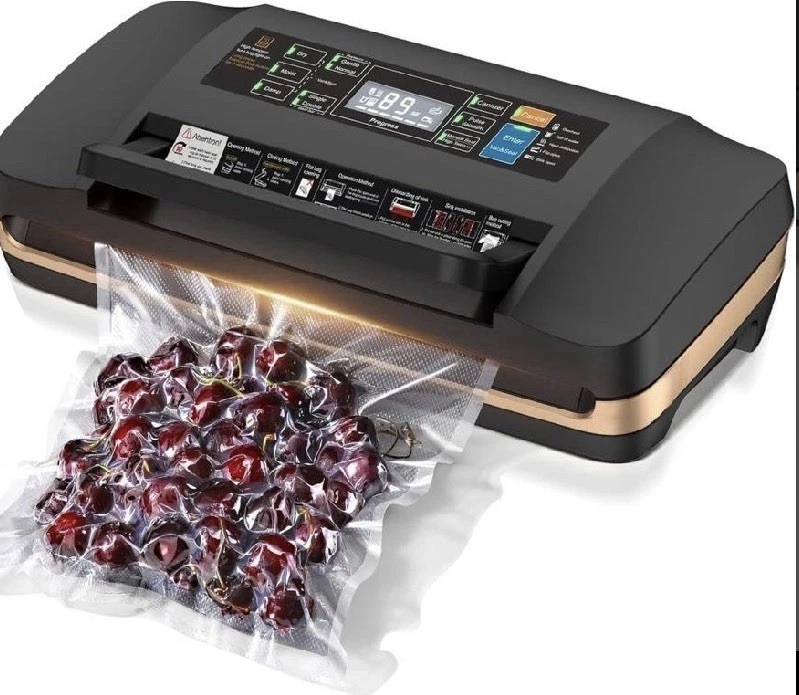 95kpa Vacuum Sealer Machine Commercial Full Automatic Food Sealer - Black *NEW*