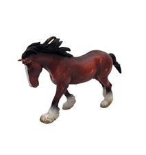 BREYER Brown Clydesdale Stallion Horse Figure...