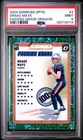 DRAKE MAYE 2024 Panini Donruss Optic Dragon Prizm /24 (RC) PSA 9 (No Higher POP)