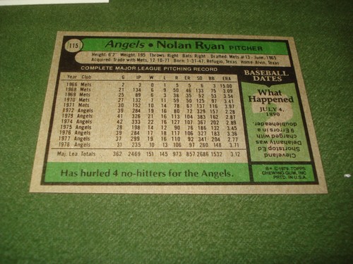 1979 TOPPS BASEBALL COMPLETE SET HIGH GRADE, OZZIE SMITH ROOKIE, 726 CARDS - Bild 24 von 24