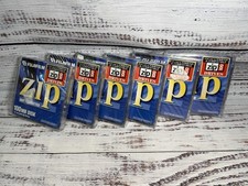 Lot of 6 Fujifilm 100MB IBM Formatted ZIP Disks - New and Sealed