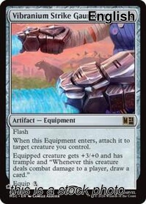 (Preorder) Vibranium Strike Gauntlets [Normal NM - Commander: Marvel Super He...