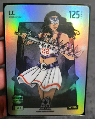 Bo Jackson Battle Arena Silver Battlefoil C.C. Caitlin Clark 🔥 SP Rookie