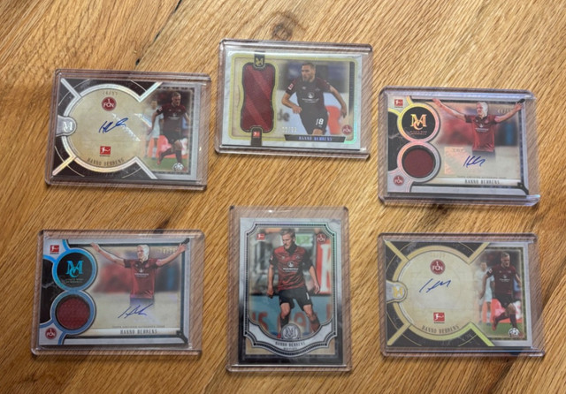 2018-19 Topps Museum Collection Bundesliga FCN Hanno Behrens Autographs & Relics