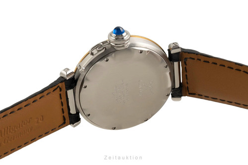Montre pour homme Cartier Pasha Power Reserve acier/or réf. W31012H3 1033 - Picture 11 of 16