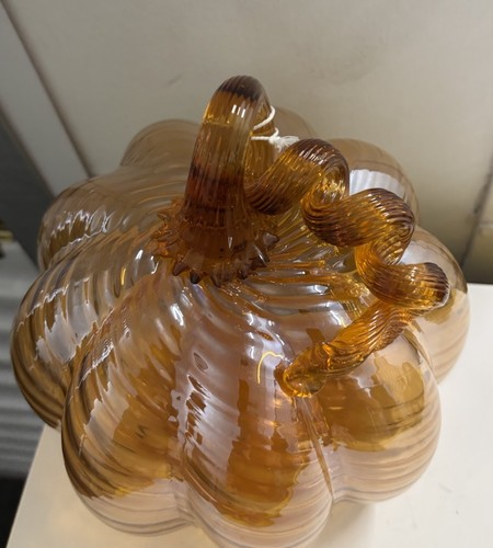 Glass Pumpkin Hand blown - Picture 3 of 5