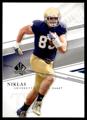 #ad #ad 2014 SP Authentic Troy Niklas Rookie Notre Dame Fighting Irish #62 $2.25