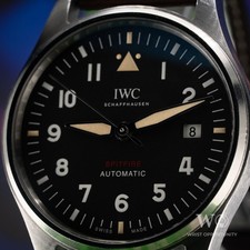 IWC Pilot's Watch Spitfire Automatic Box & Papers Black Dial 39mm IW326803 5
