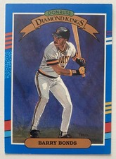 Donruss 1990 Barry Bonds Diamond Kings #4 Pittsburgh Pirates MLB Baseball Card