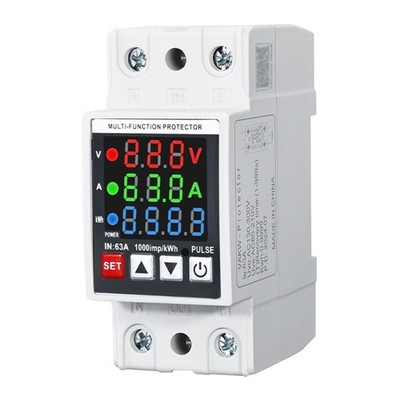 Intelligent Overvoltage Guard with Adjustable Current Control Insulated Housing