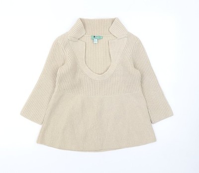 Tunika Pullover Mädchen UK Größe L Hoss Intropia Beige