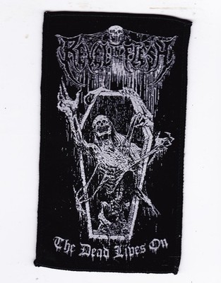 Revel In Flesh The Dead Lives On Sew On Patch New Vintage Official Merch