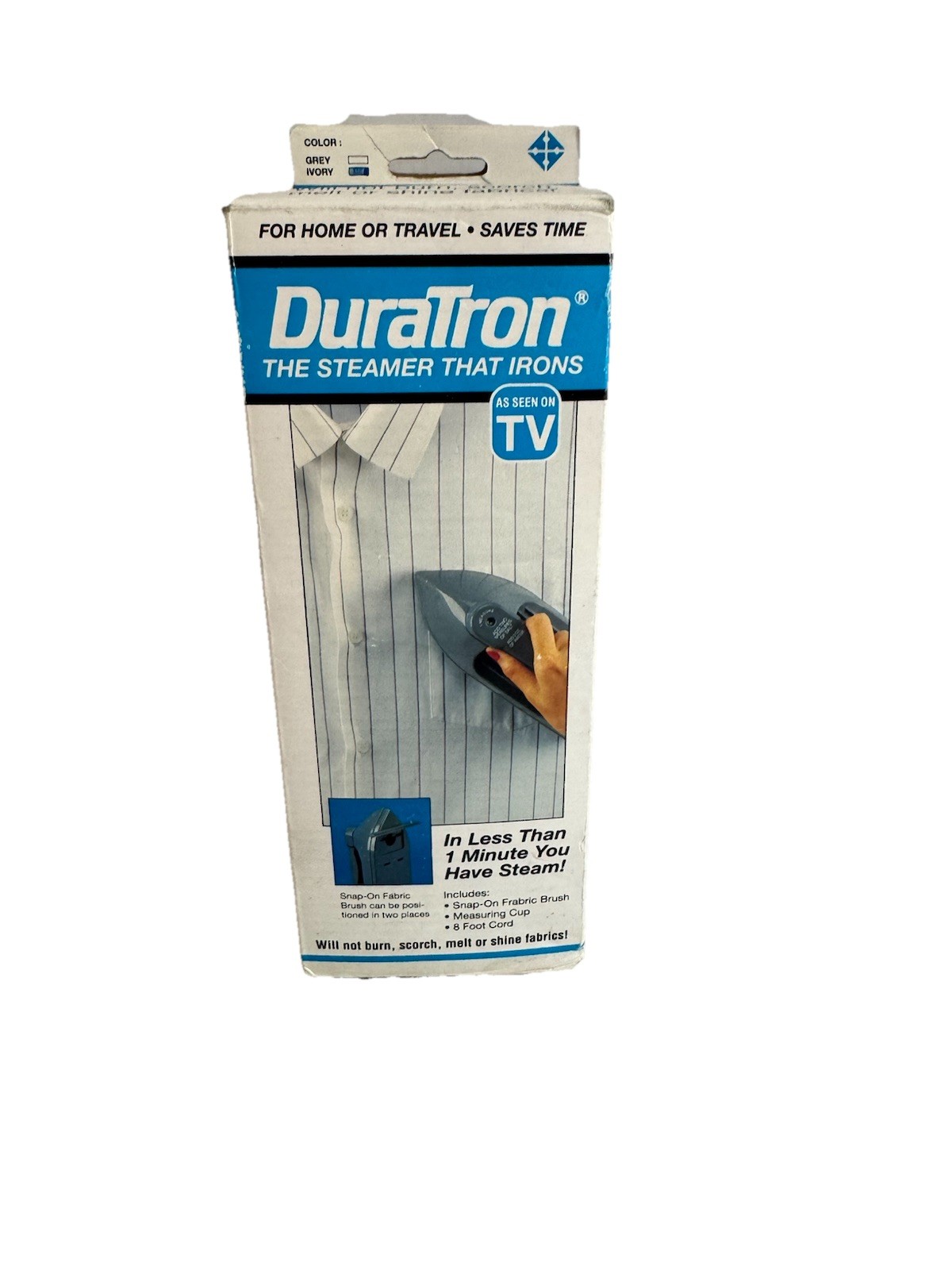 With 8' Cord All Fabrics 100s Of Uses Travel & Home Use.