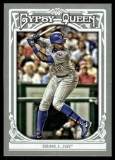 Alfonso Soriano 2013 Topps Gypsy Queen #335 Cubs MLB READ FREE SHIP AutographDen