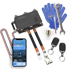 Car Battery Disconnect Switch with Mobile Control, Automatic Connection,...