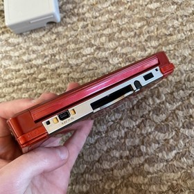 NICE Nintendo 3DS Handheld System - Flame Red With Stylus And Charger USA Ver