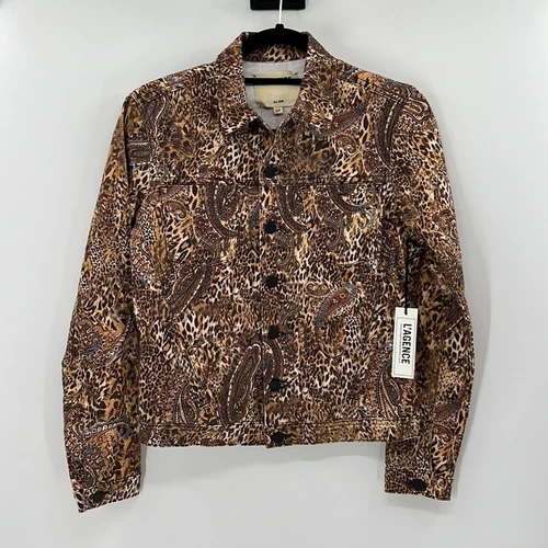 Giacca L'AGENCE Celine Slim Donna Bronzo Valencia Small Nuova con etichette