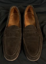 Polo Ralph Lauren Suede Loafers Men  s 9.5 leather sole