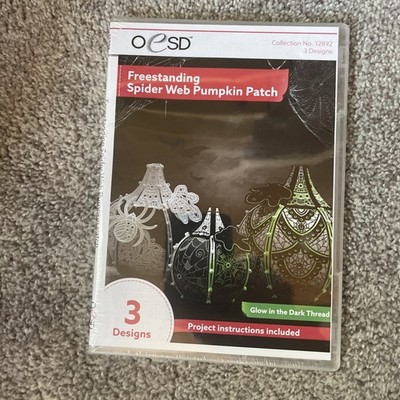 OESD - Freestanding Spider Web Pumpkin Patch - 3 Designs