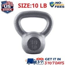 Barbell Cast Iron Kettlebell, Single, 10 Pounds