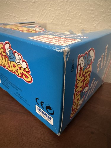 Vintage 1996 Die Schlümpfe Pilot Schlumpf & Druckguss Flugzeug Spielset - Neu in Verpackung - Bild 9 von 11